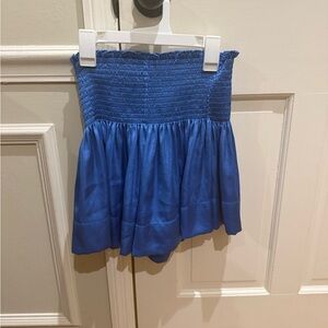 Chic Blue Mini Skirt for Women